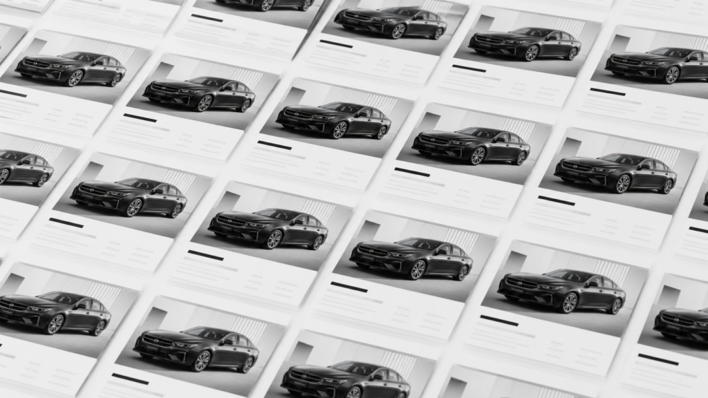 Collection of black luxury car images for VCTRS.io website.